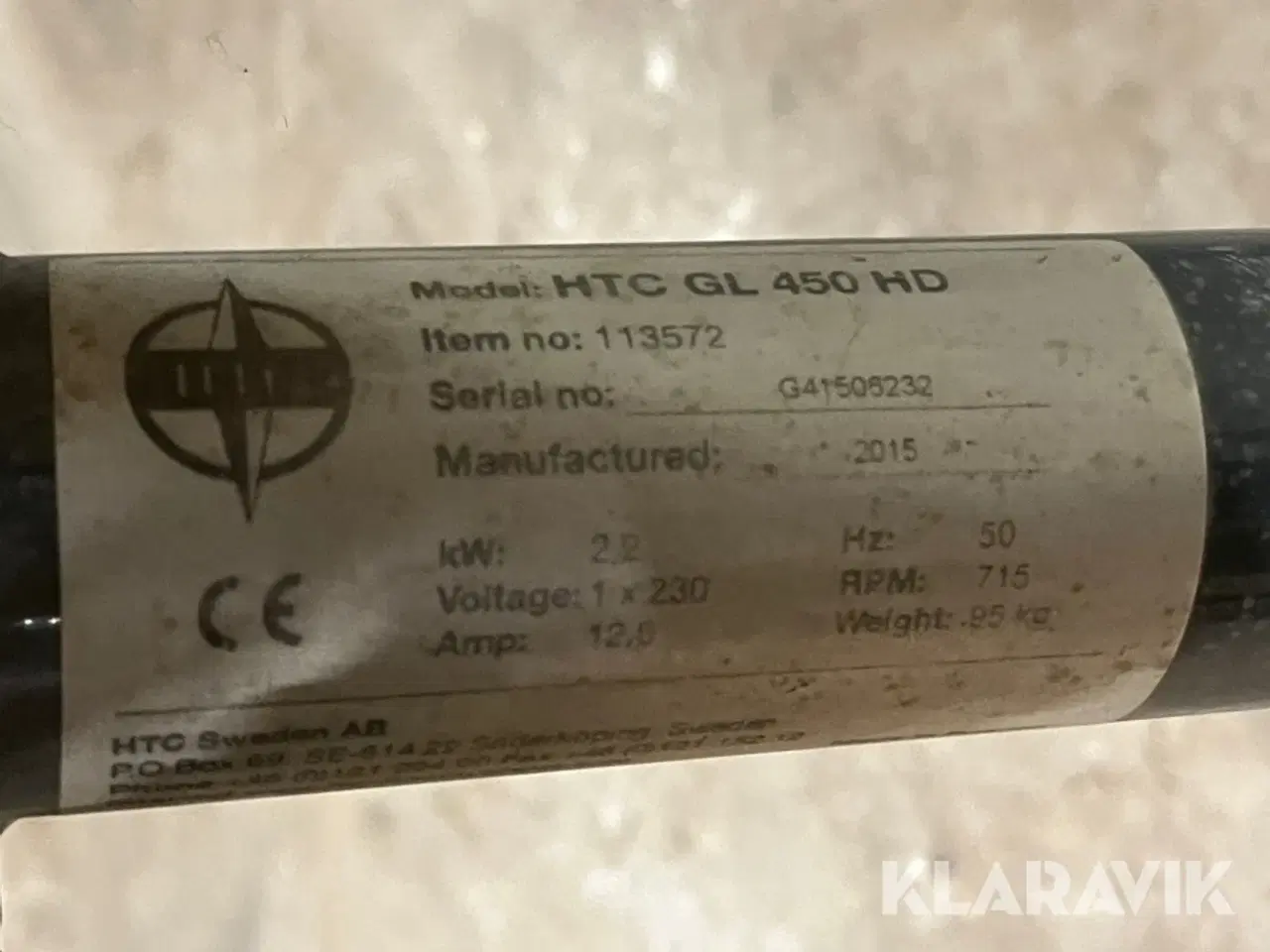 Billede 12 - Gulvsliber Greyline HTC GL  450 HD