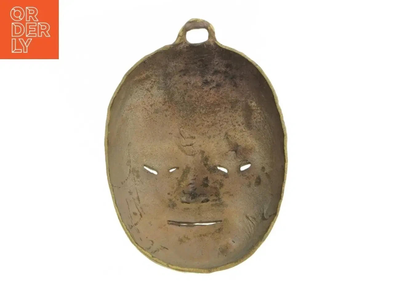 Billede 2 - Messing maske deko (str. 12x8 cm)