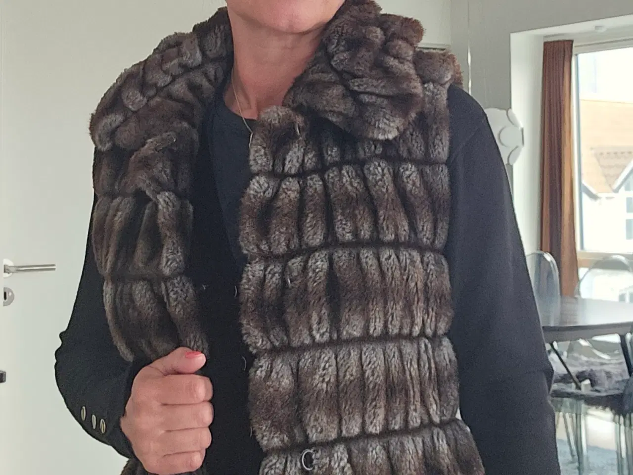 Billede 1 - Fake chinchilla pels fra Sand