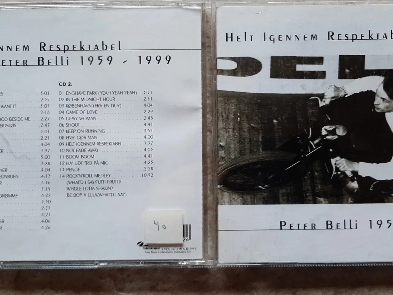 Billede 2 - Peter Belli CD Helt igennem Respektabel