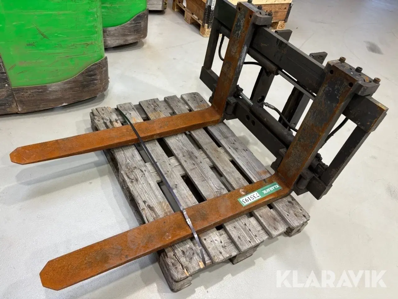 Billede 1 - Pallegafler - med gaffelspredning og sideforskydning