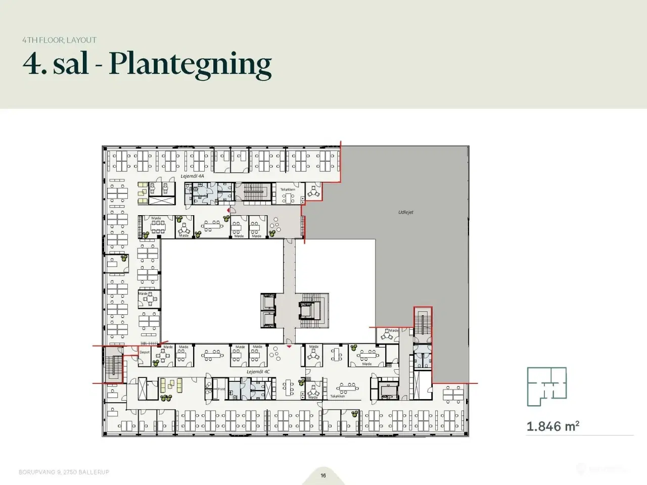 Billede 9 - Moderne kontorhus i dynamisk erhvervskvarter