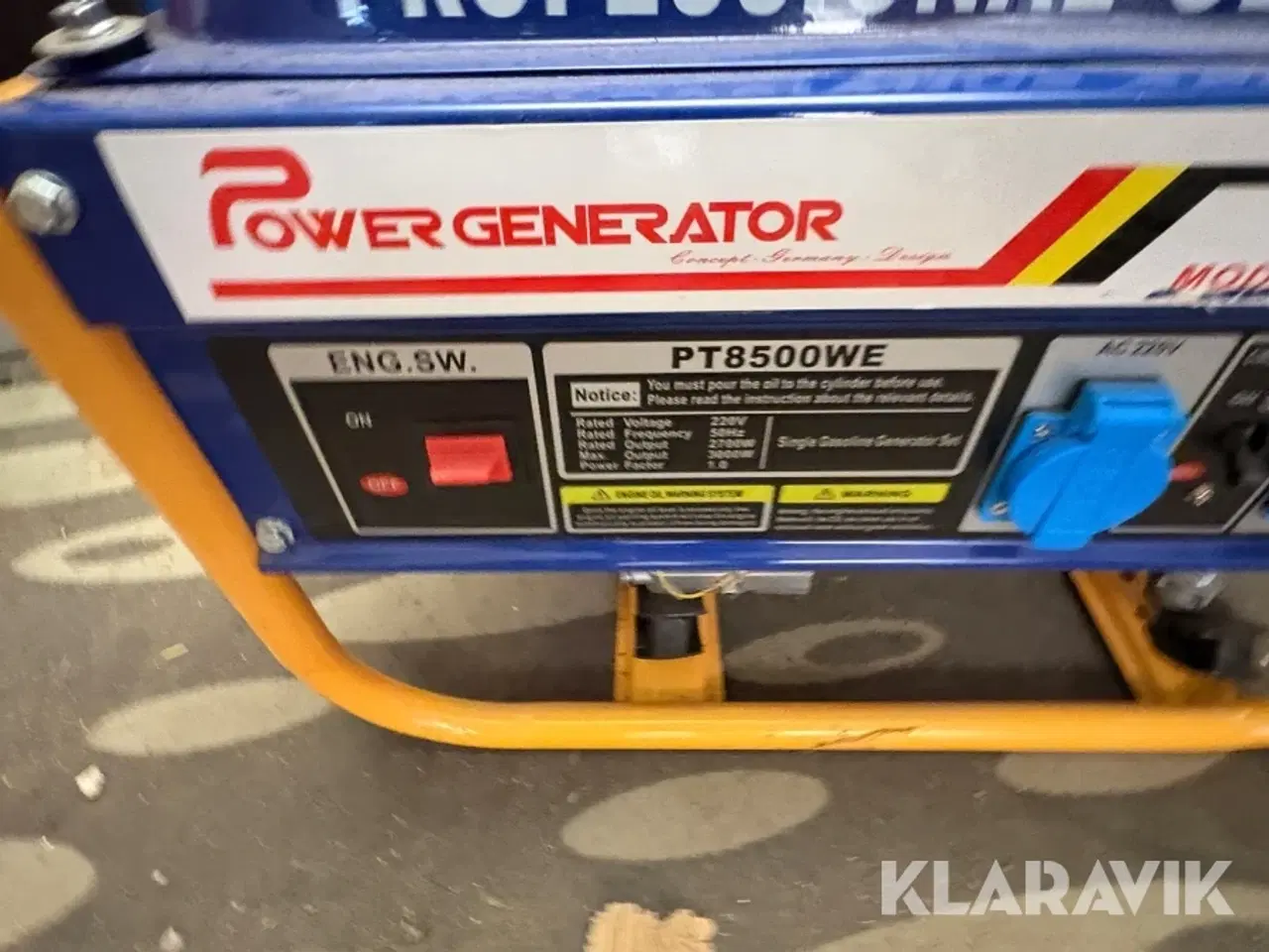 Billede 5 - Generator Power generator PT8500WE