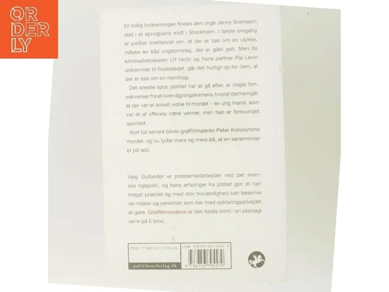 Billede 3 - Graffitimordene af Varg Gyllander (Bog)