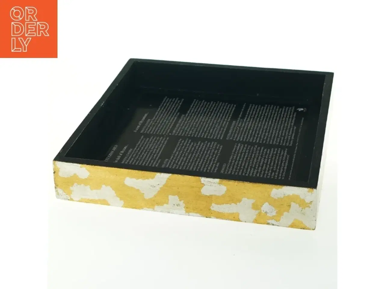Billede 2 - Dekorativ bakke med låg fra Rikki Tikki (str. 22x6 cm)