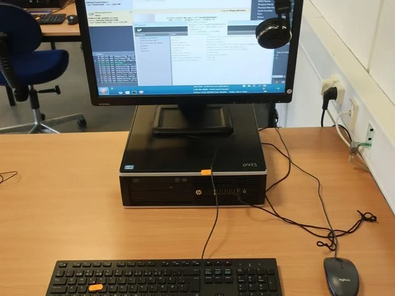 Billede 1 - HP 22" skærm m. tastatur L2208w (PC medfølger ikke)