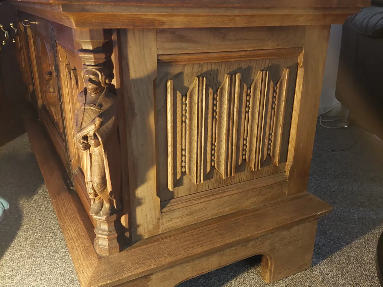 Billede 8 - antikke møbel skrin i barokstil