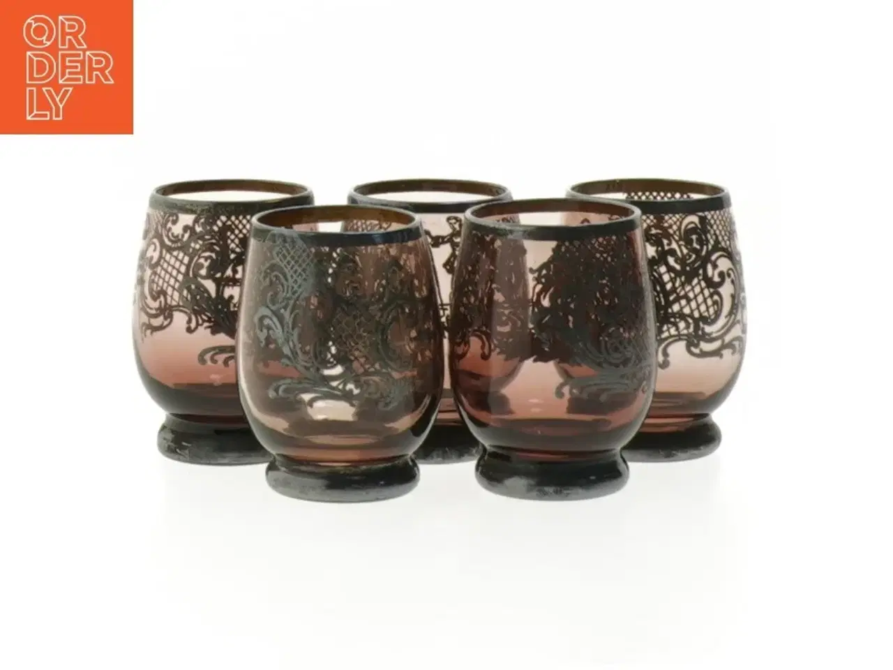 Billede 1 - Dekorative glas (str. 6 cm. 5 styk)