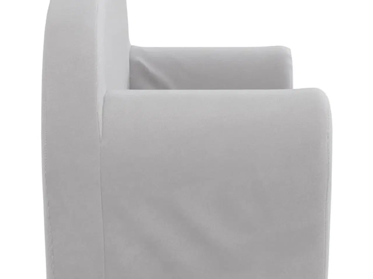 Billede 4 - 2-personers sofa til børn blødt plys lysgrå