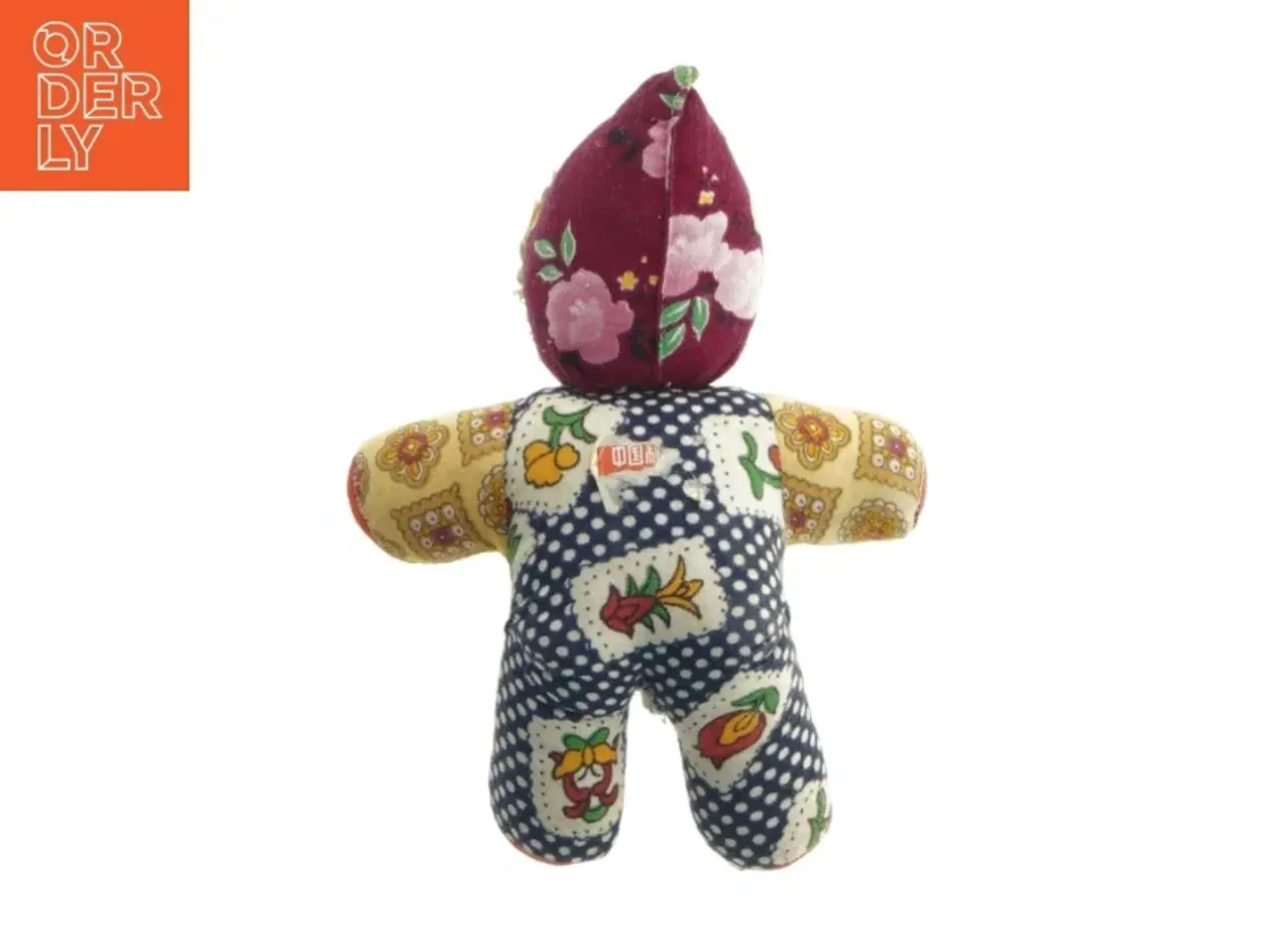 Billede 4 - Stofdukke i patchwork stil (str. 17 cm)