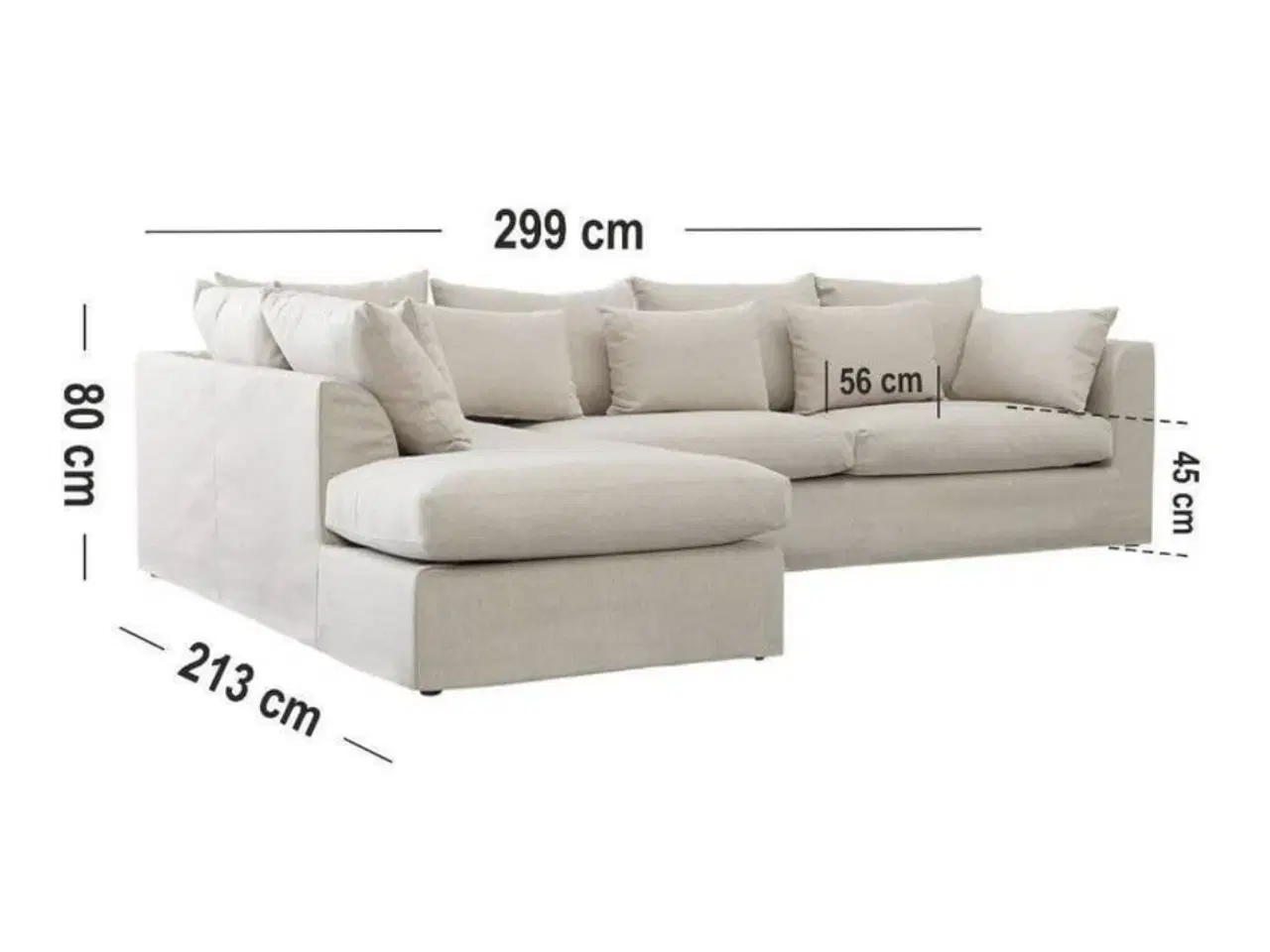 Billede 4 - Beige sofa