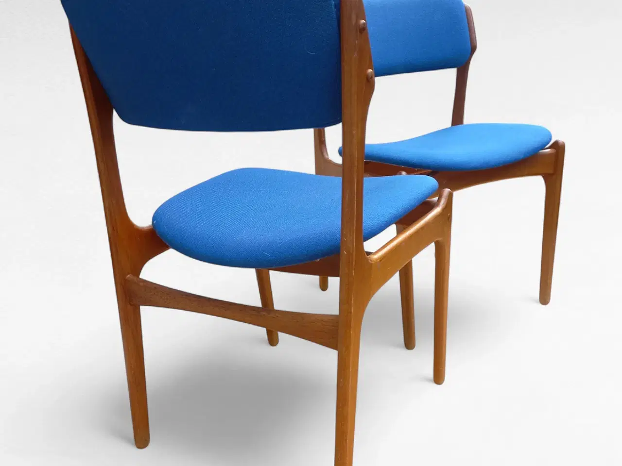 Billede 3 - Sæt af 2 Erik Buck Model 49 Spisestuestole i Teak 