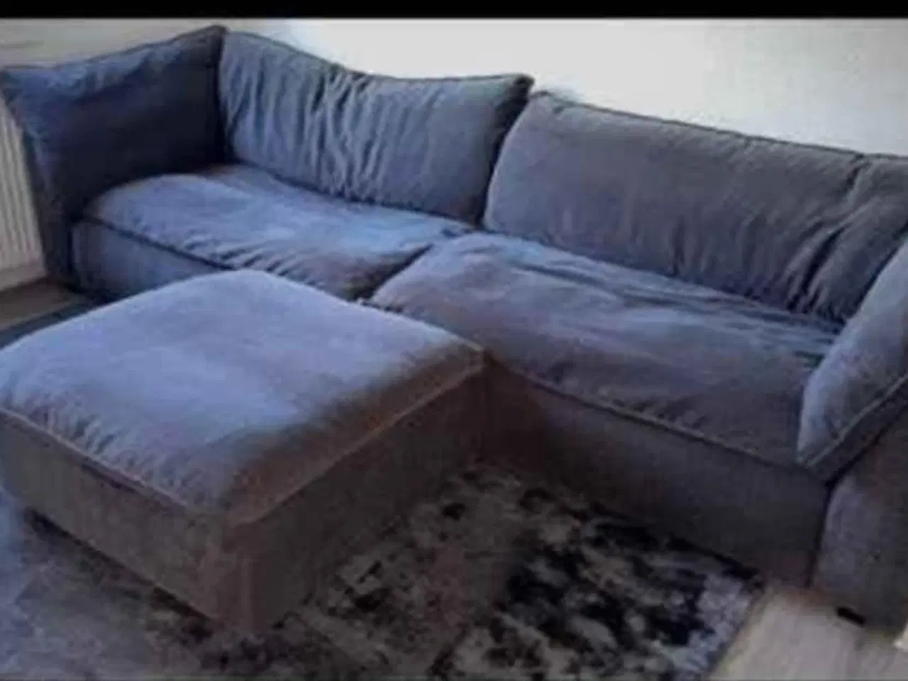Billede 3 - Lækker kvalitets flyder sofa + puf 