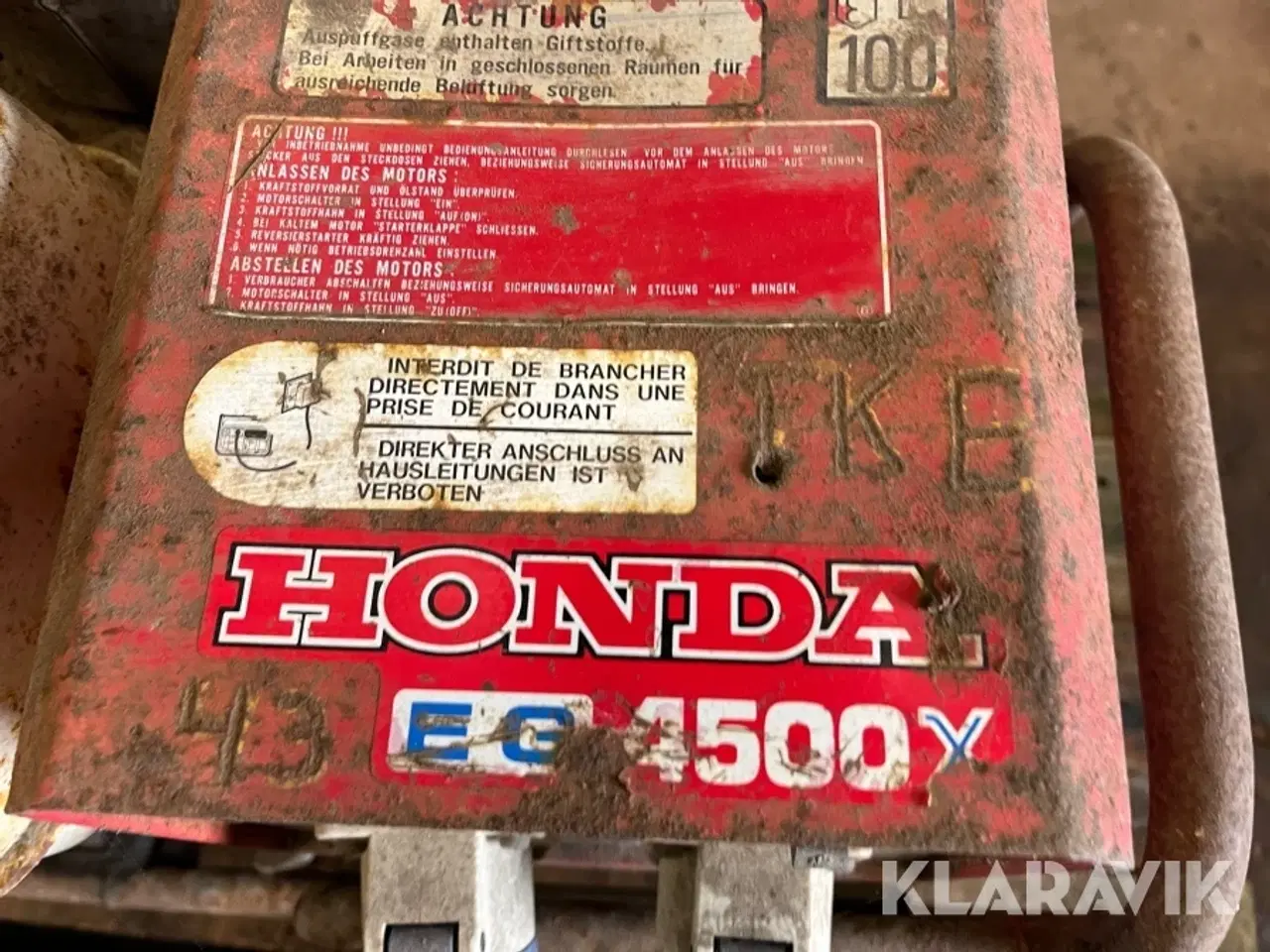 Billede 9 - Generator Honda EG 4500X