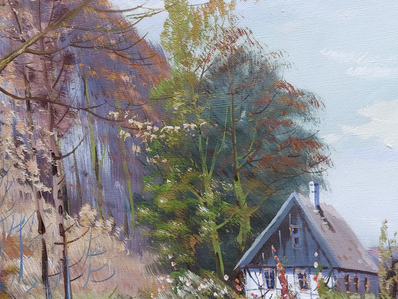 Billede 2 - HILBERT JENSEN - ( 1911 - ) - oliemaleri