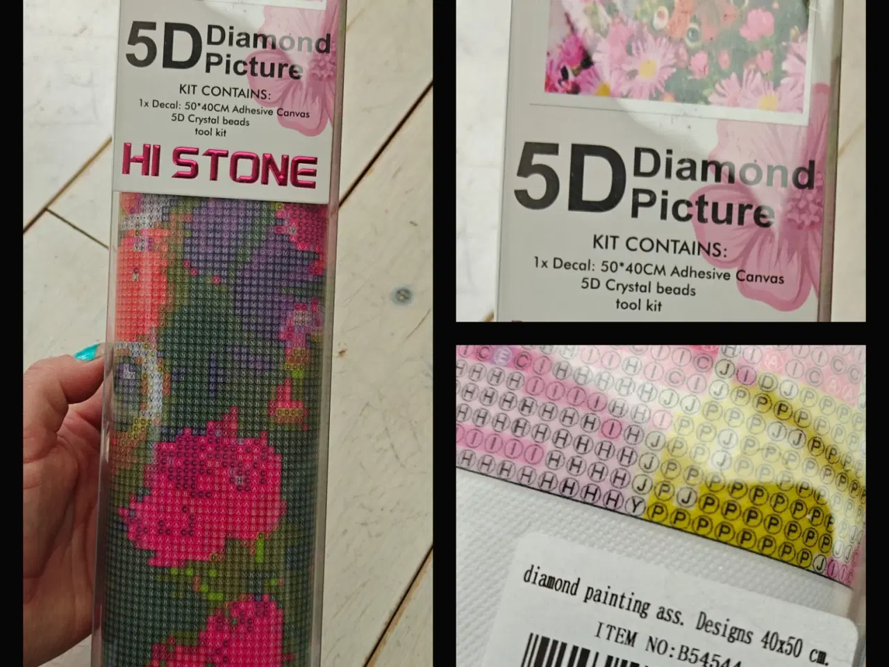 Billede 2 - Diamond painting (stor pakke!)