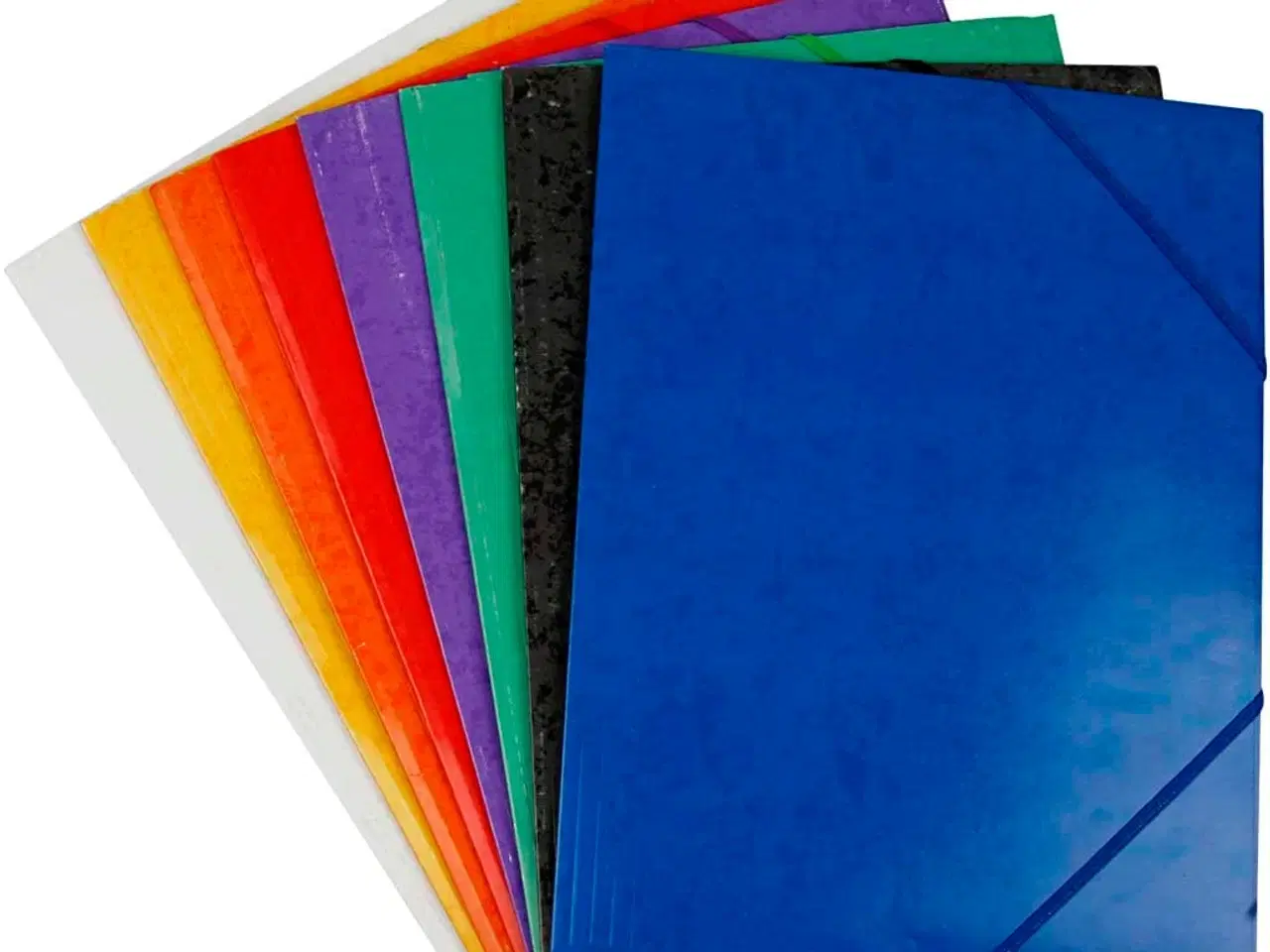 Billede 1 - Elastikmappe A4 - Assorterede Farver, 24 stk.