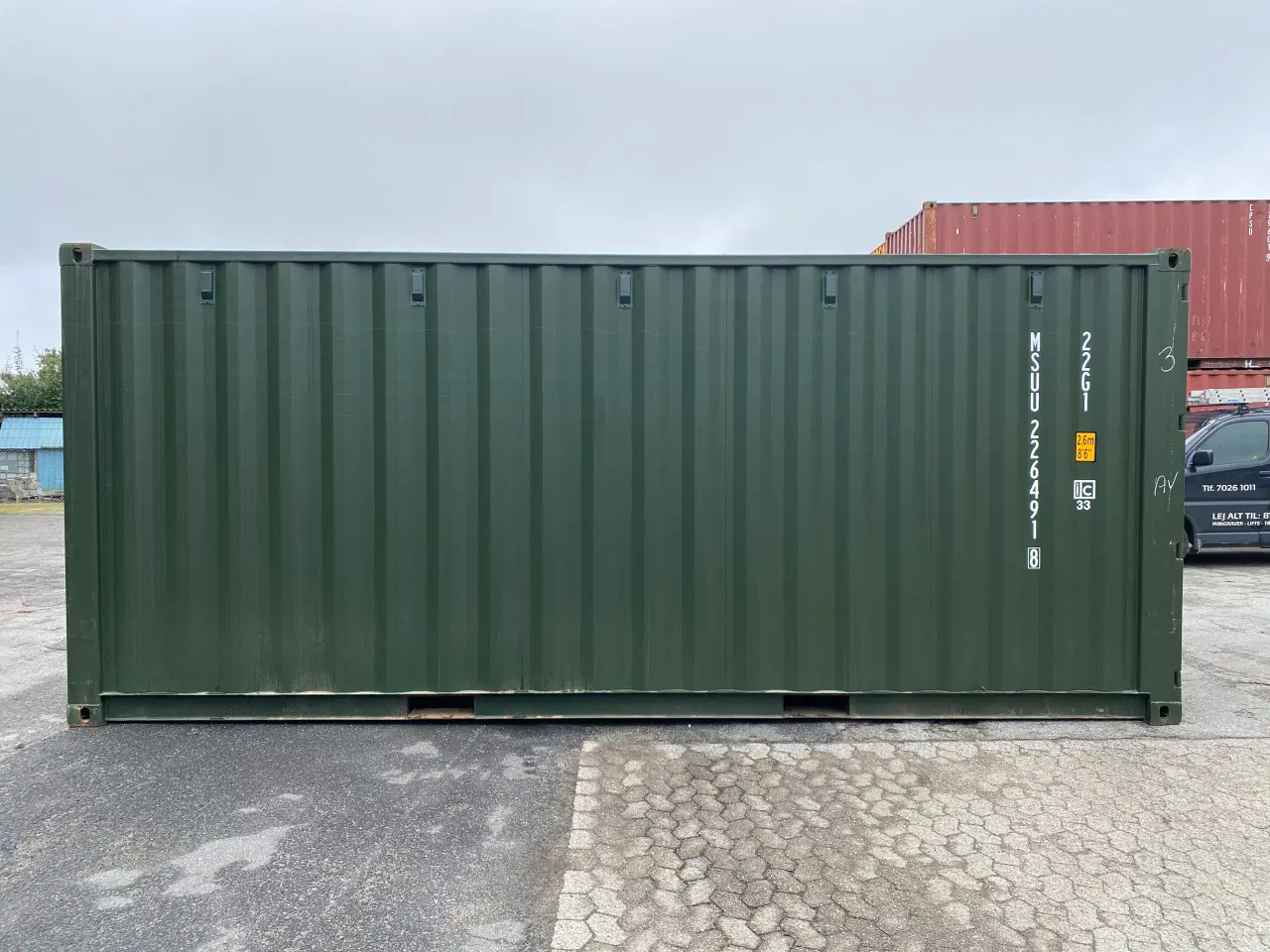 Billede 5 - 20 fods container i Hvid, Grøn, Grå, Blå