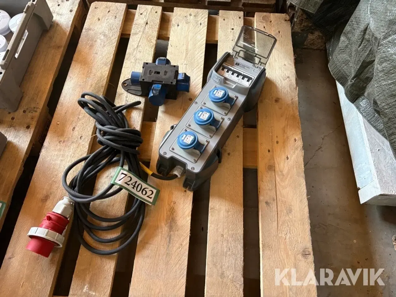 Billede 2 - Transportabel byggestrømstavle og strømfordeler Legrand