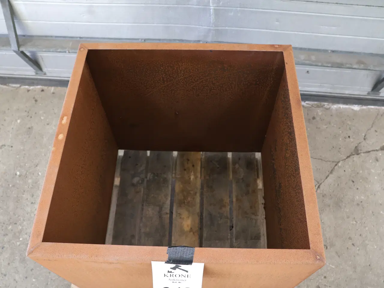 Billede 4 - Plantekasse i 3mm corten stål, 80*80cm H 80cm.