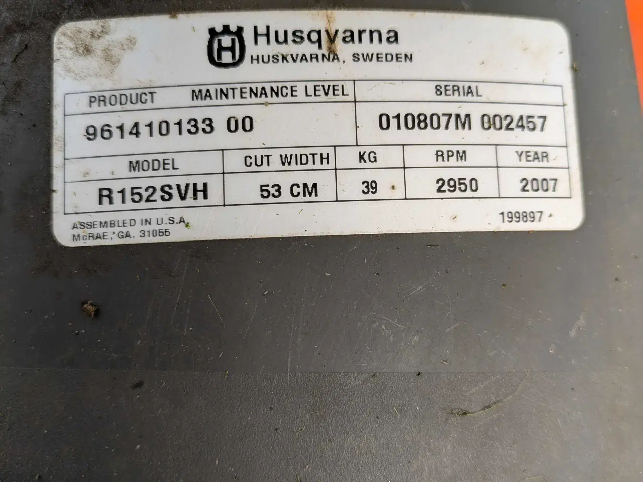 Billede 6 - Husqvarna plæneklipper 