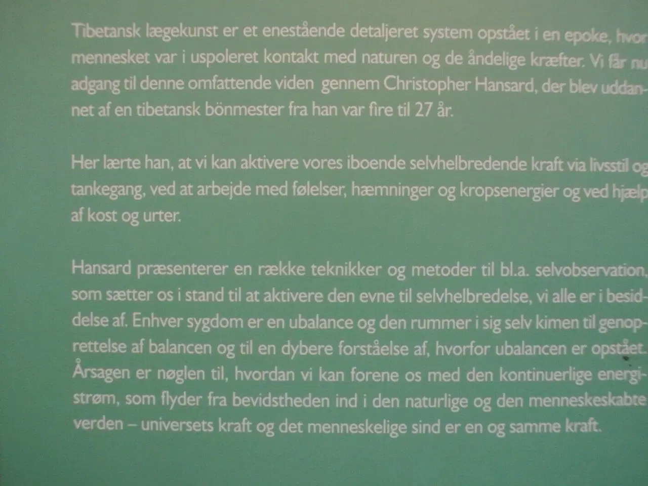 Billede 2 - tibetansk visdom. sundhed og helbredelse for krop,