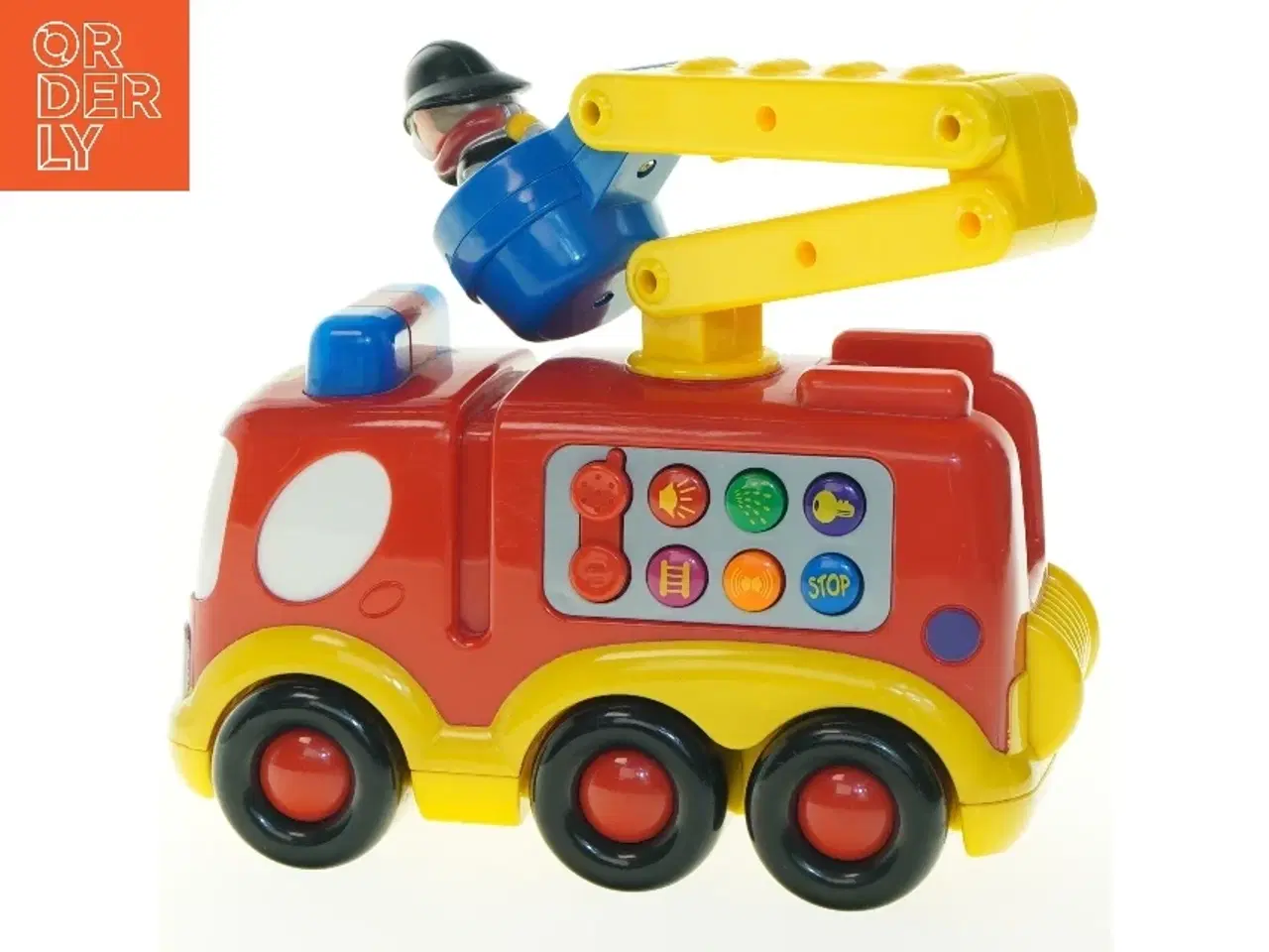 Billede 1 - Legetøjs brandbil med figur fra Play 2 Learn (str. 23 cm)