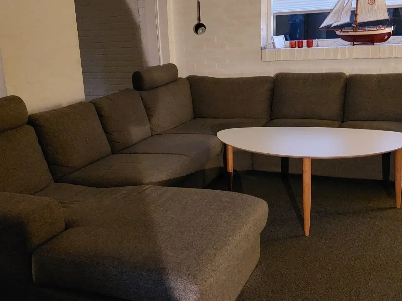 Billede 6 - Flott egebord med 2 forlengelseplater a 50cm 