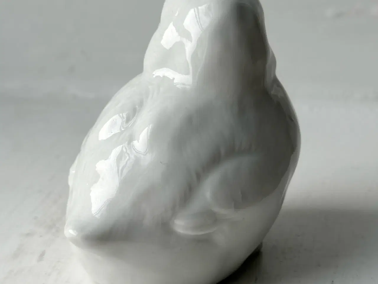 Billede 8 - Fugl, porcelæn, kylling, hvid glasur