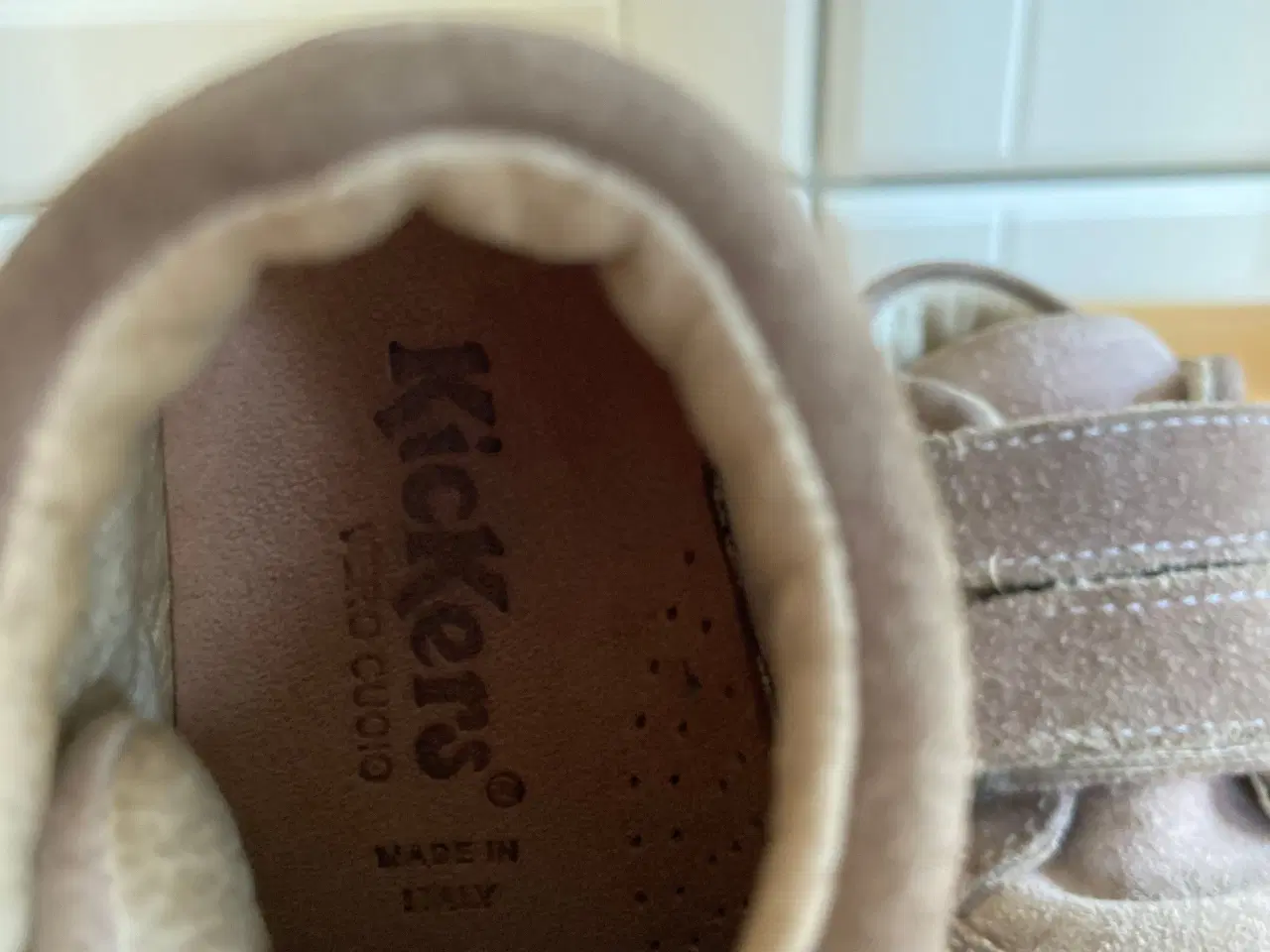 Billede 3 - Babysko Kickers læder sneakers