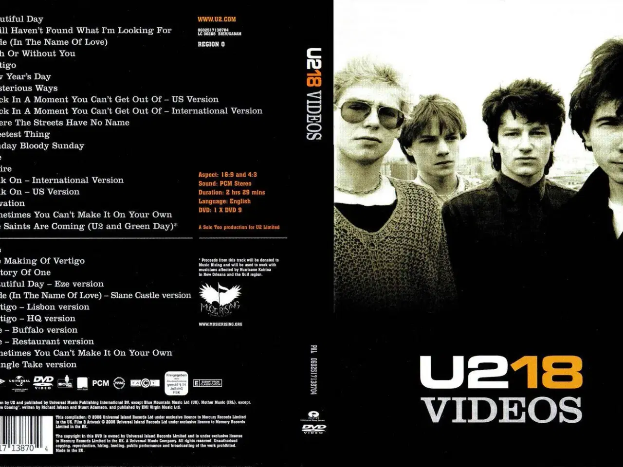 Billede 1 - U2 18 videos ; SE !