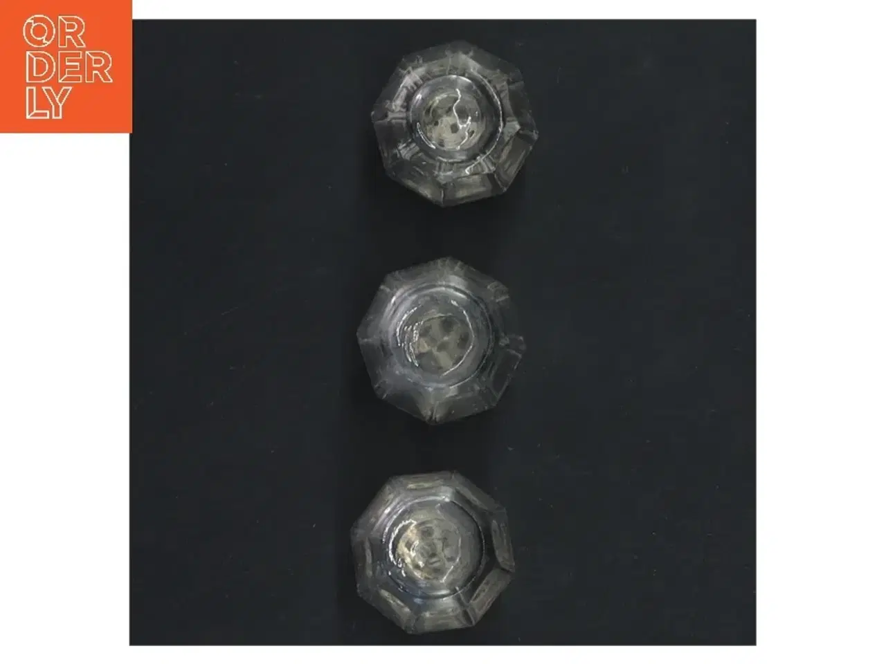 Billede 2 - Sæt med tre glas salt- og peberbøsser (str. 3,5 cm)