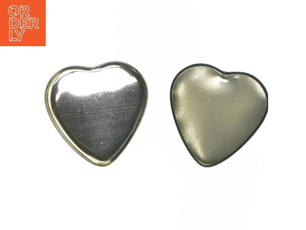 Billede 2 - Hjerteformet metalæske fra Irma (str. 9,5 cm)