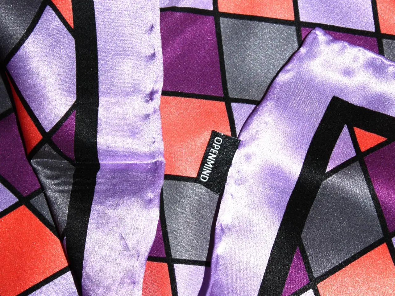 Billede 3 - Vintage Openmind silke tørklæde 53 cm x 53 cm