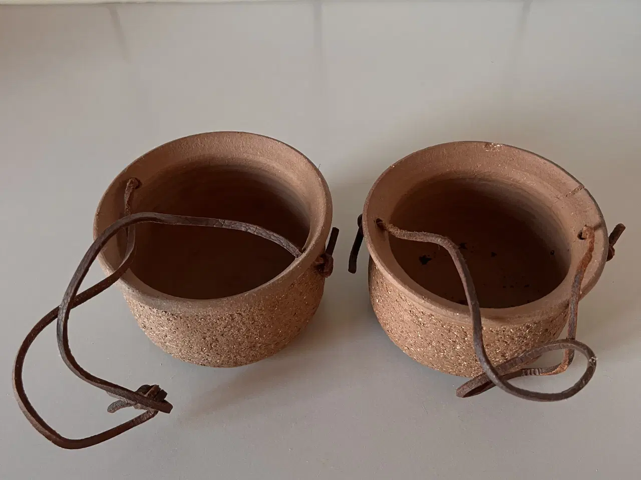 Billede 1 - Brune hængepotter 