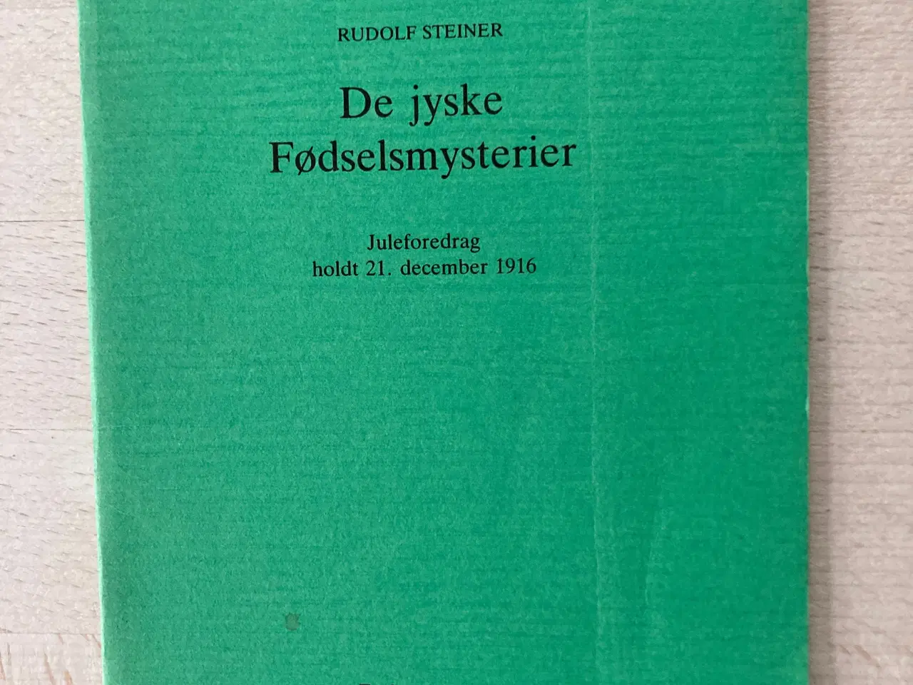 Billede 1 - De jyske fødselsmysterier, Rudolf Steiner