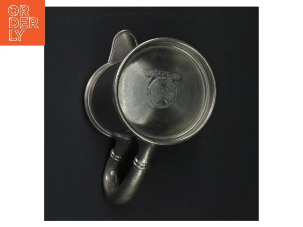 Billede 2 - Tin  Metalkande (str. H. 9 cm ø. 6 cm)