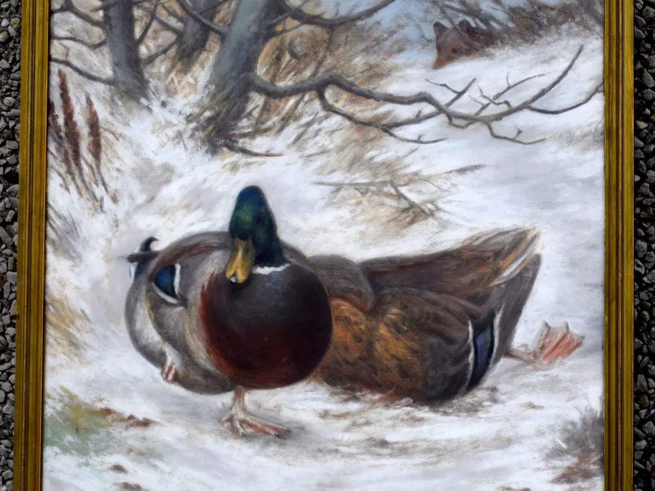 Billede 2 - Akvarell eller kunsttryk af I Funch