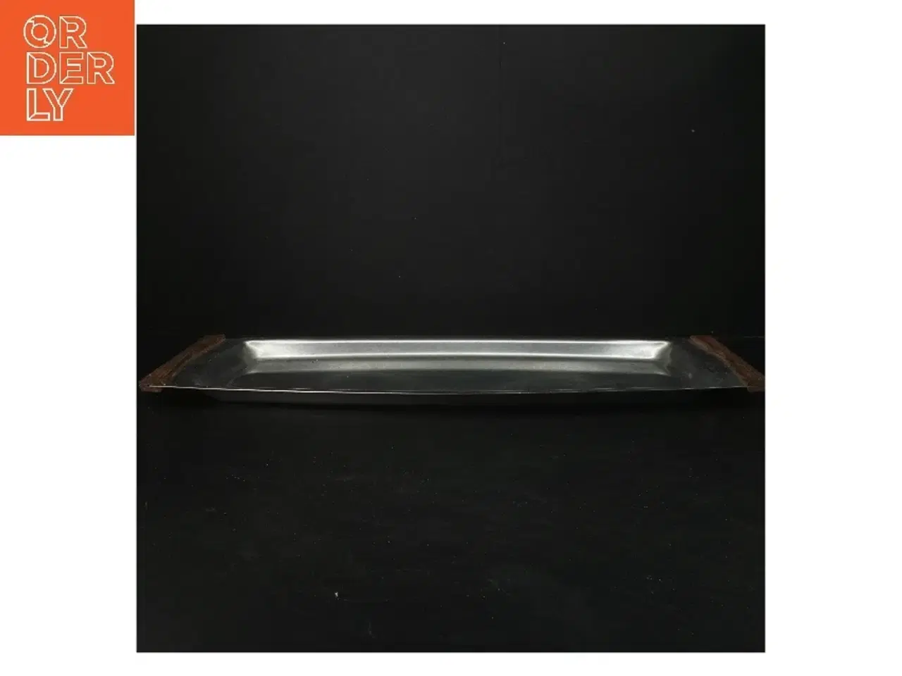 Billede 2 - Langt serveringsfad fra lundtofte ståli stål fra Lindab (str. 50,5x22,5 cm)