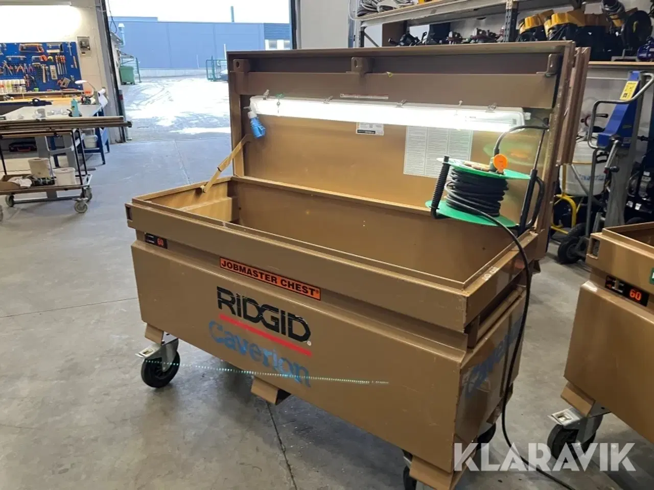 Billede 1 - Opbevaring/værktøjs kasse Rigid Jobmaster 60R med arbejdslys
