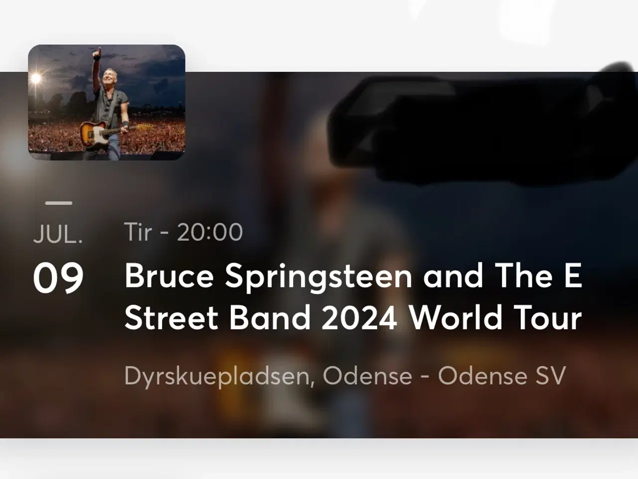 Billede 1 - 4 stk. Bruce Springsteen billetter Odense 9/7