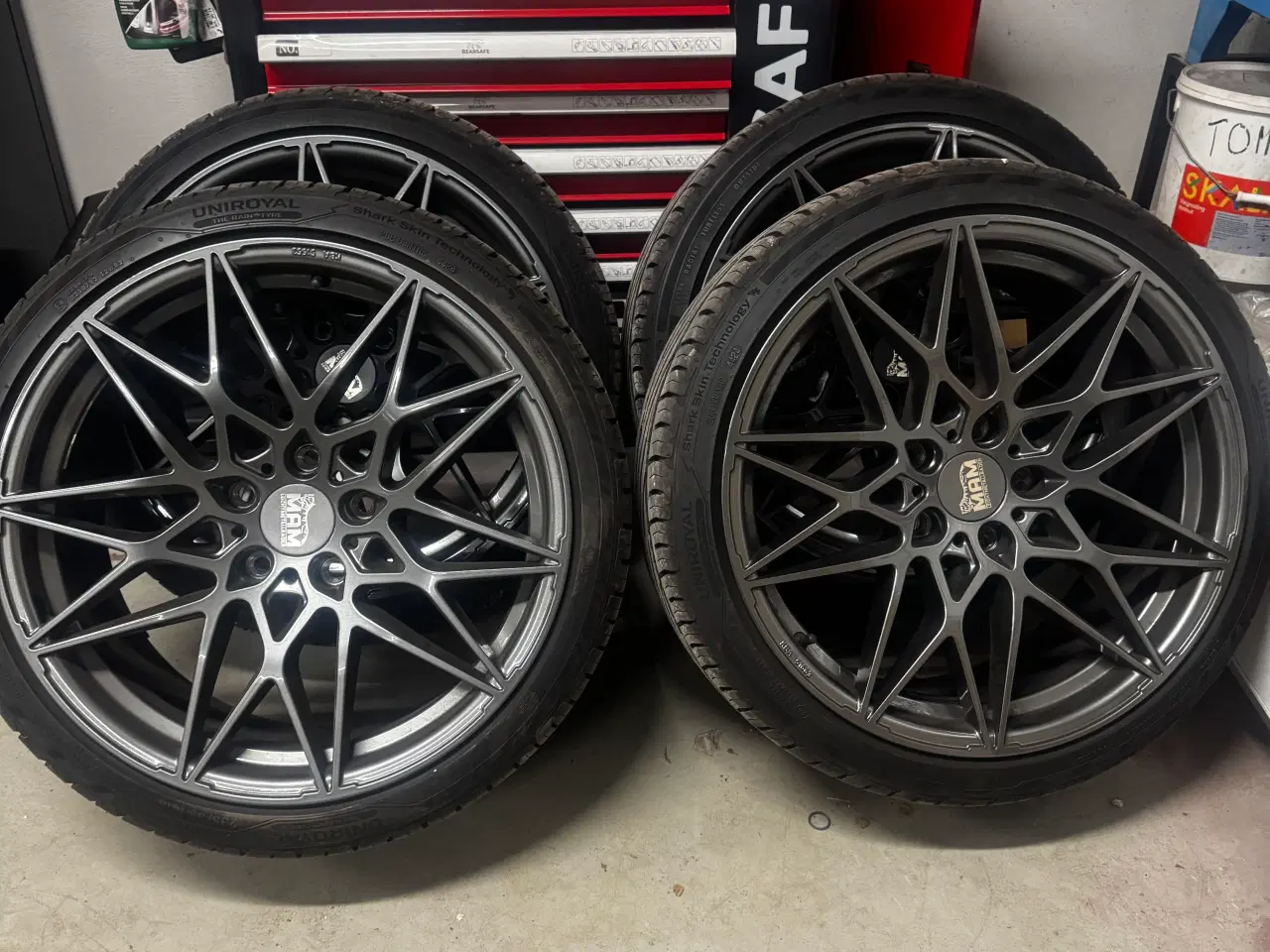 Billede 1 - MAM B2 - 5x120 fælge m. Dæk