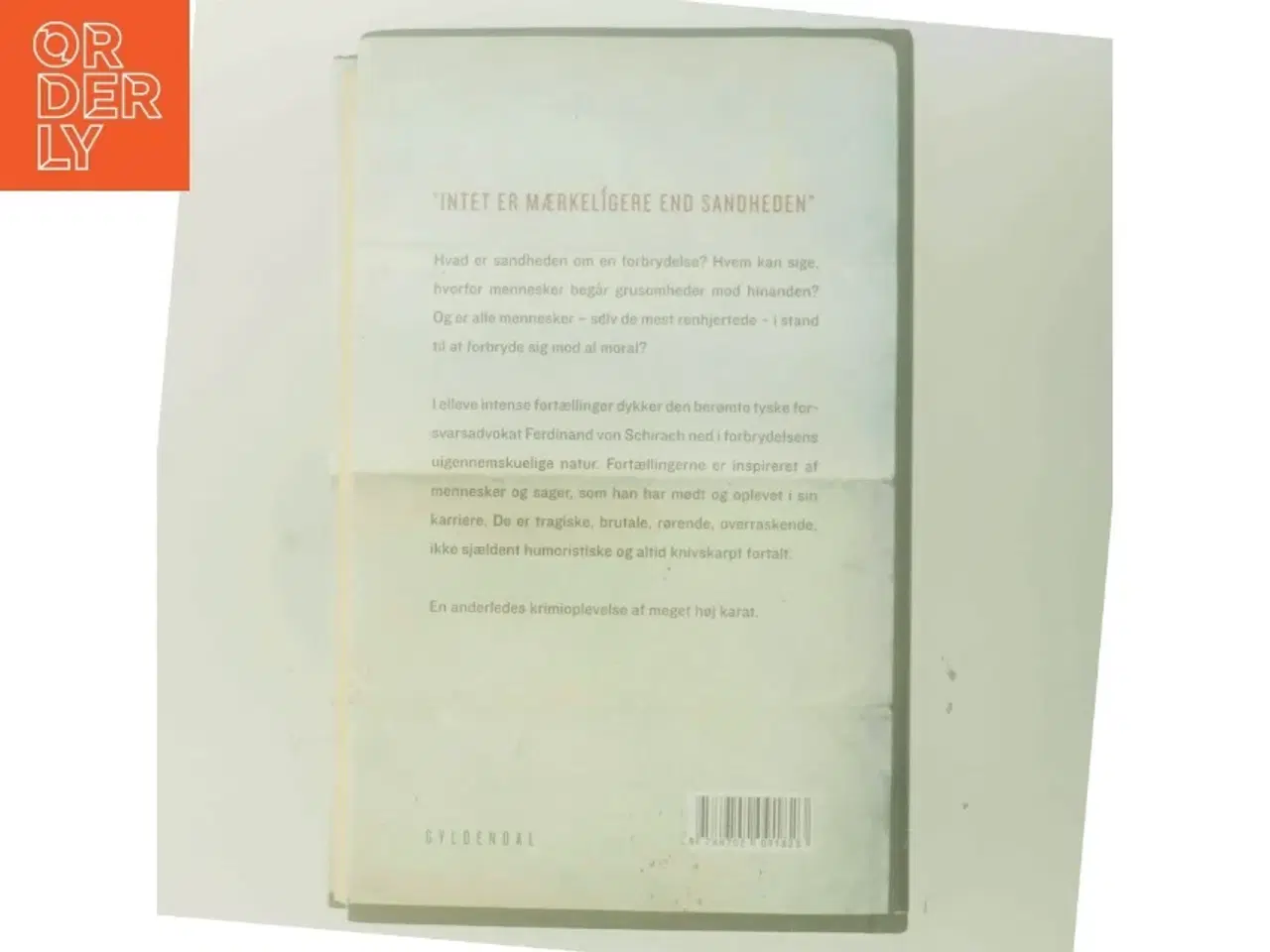 Billede 3 - Forbrydelser : fortællinger af Ferdinand von Schirach (Bog)