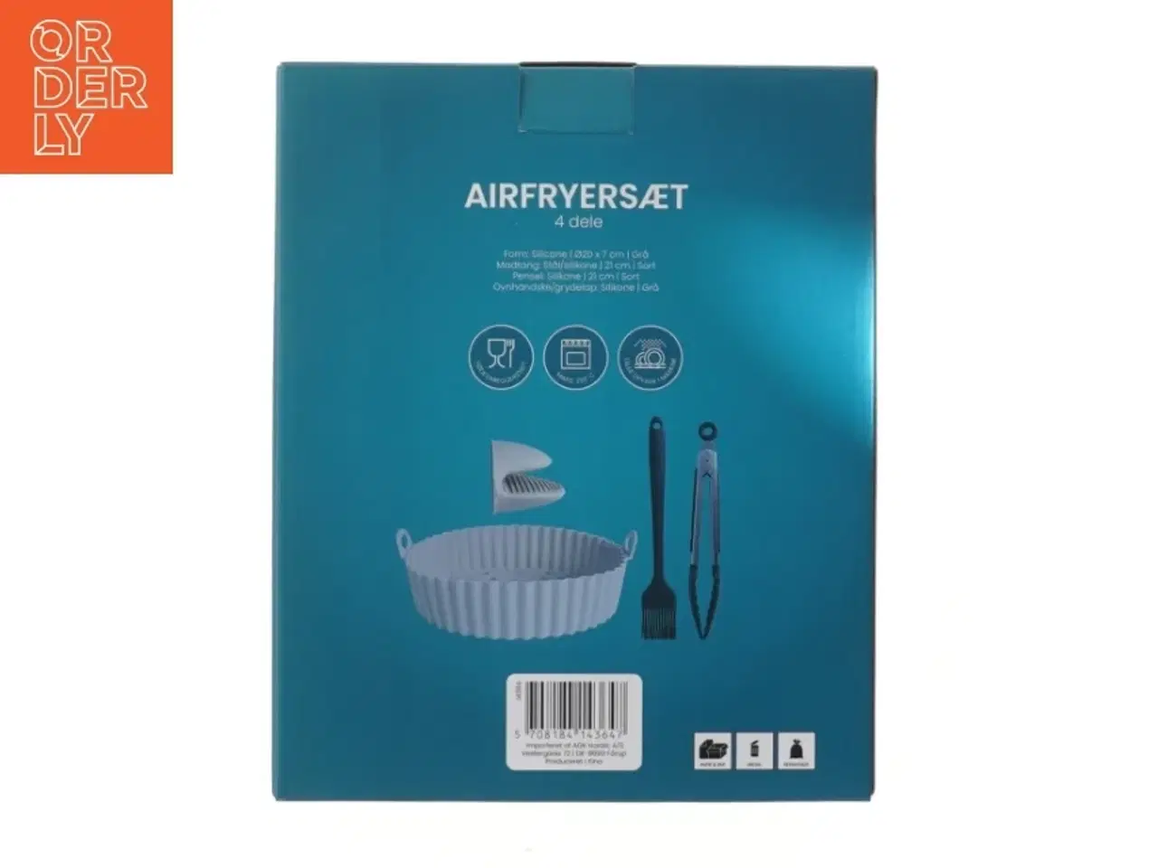 Billede 2 - Airfryer tilbehørssæt fra Airfryer (str. ø20x7 cm)