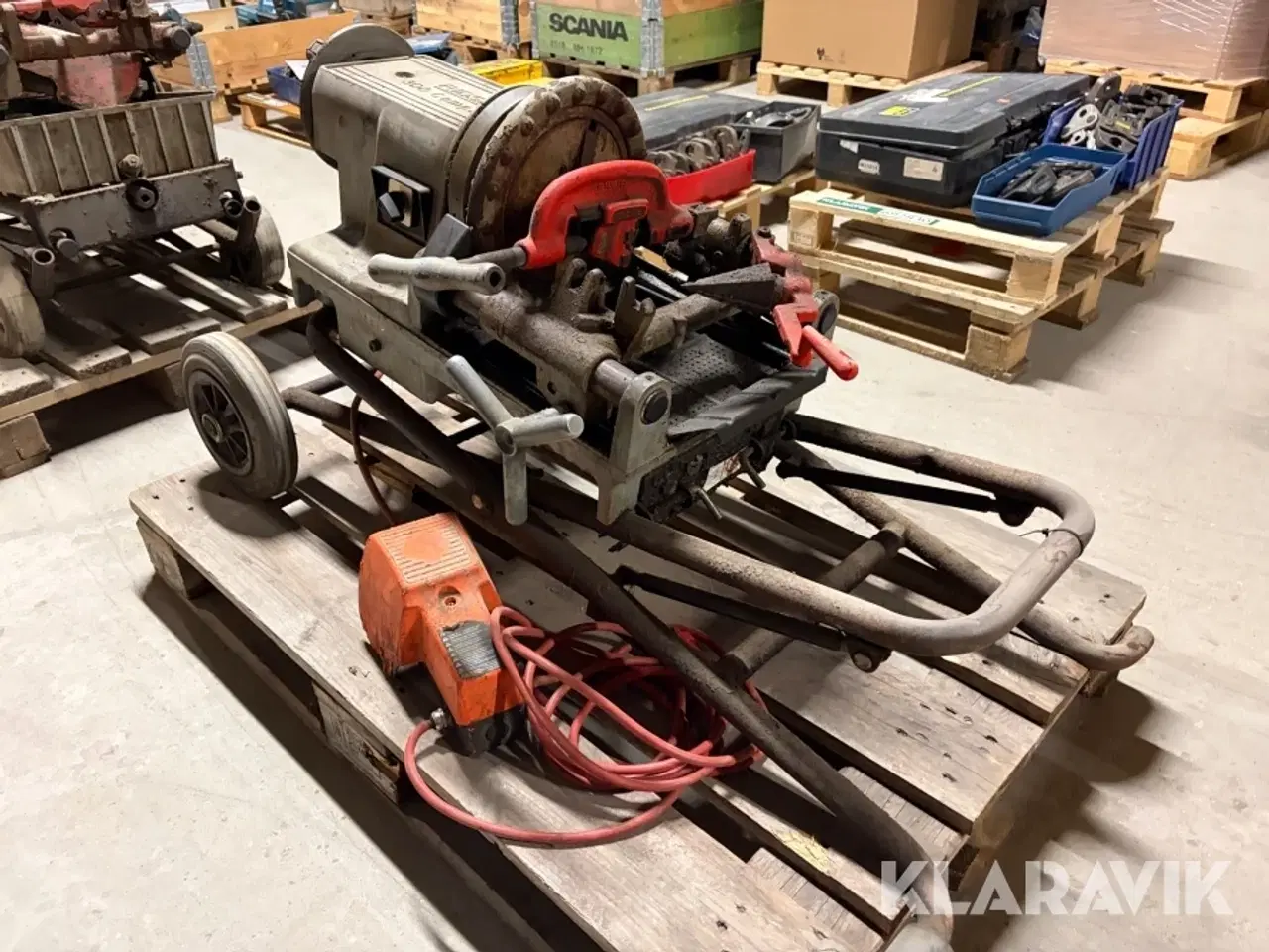 Billede 5 - Rørgevindskæringsmaskine Ridgid 300 compact