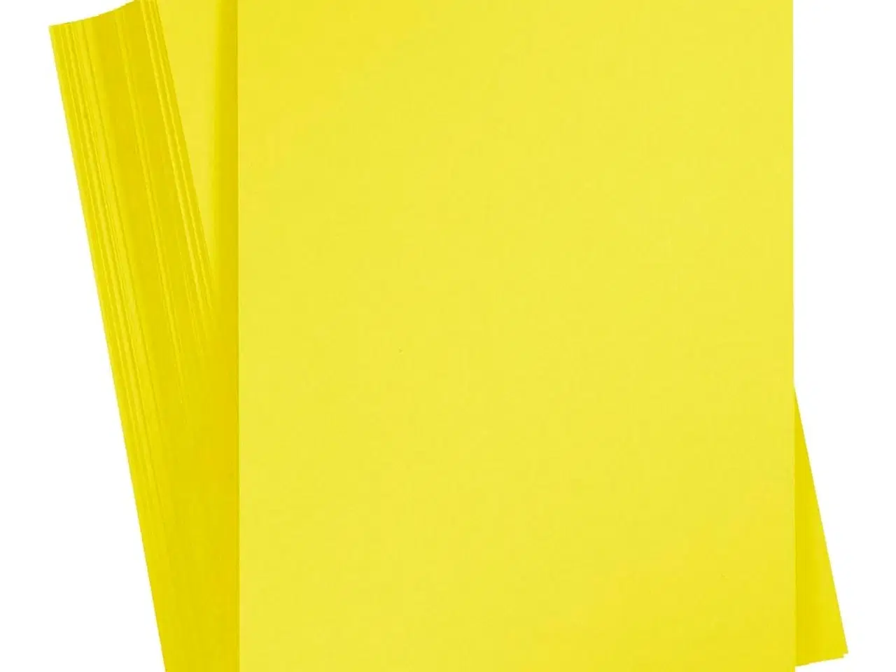 Billede 1 - Karton, A5, 180 g, solgul, 100 ark/ 1 pk.