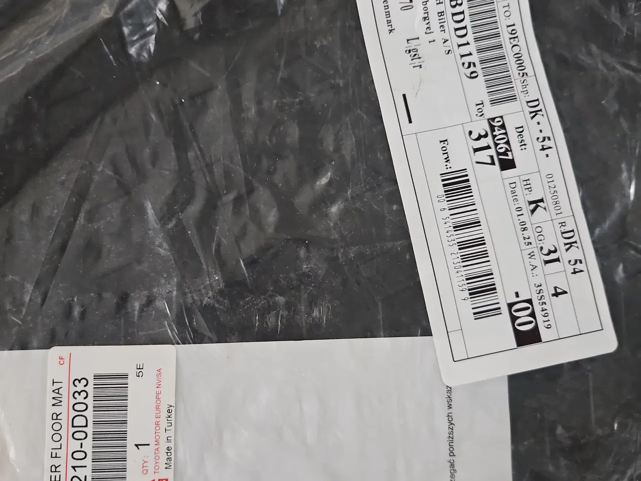 Billede 4 - Originale Toyota Yaris hybrid gummimåtter