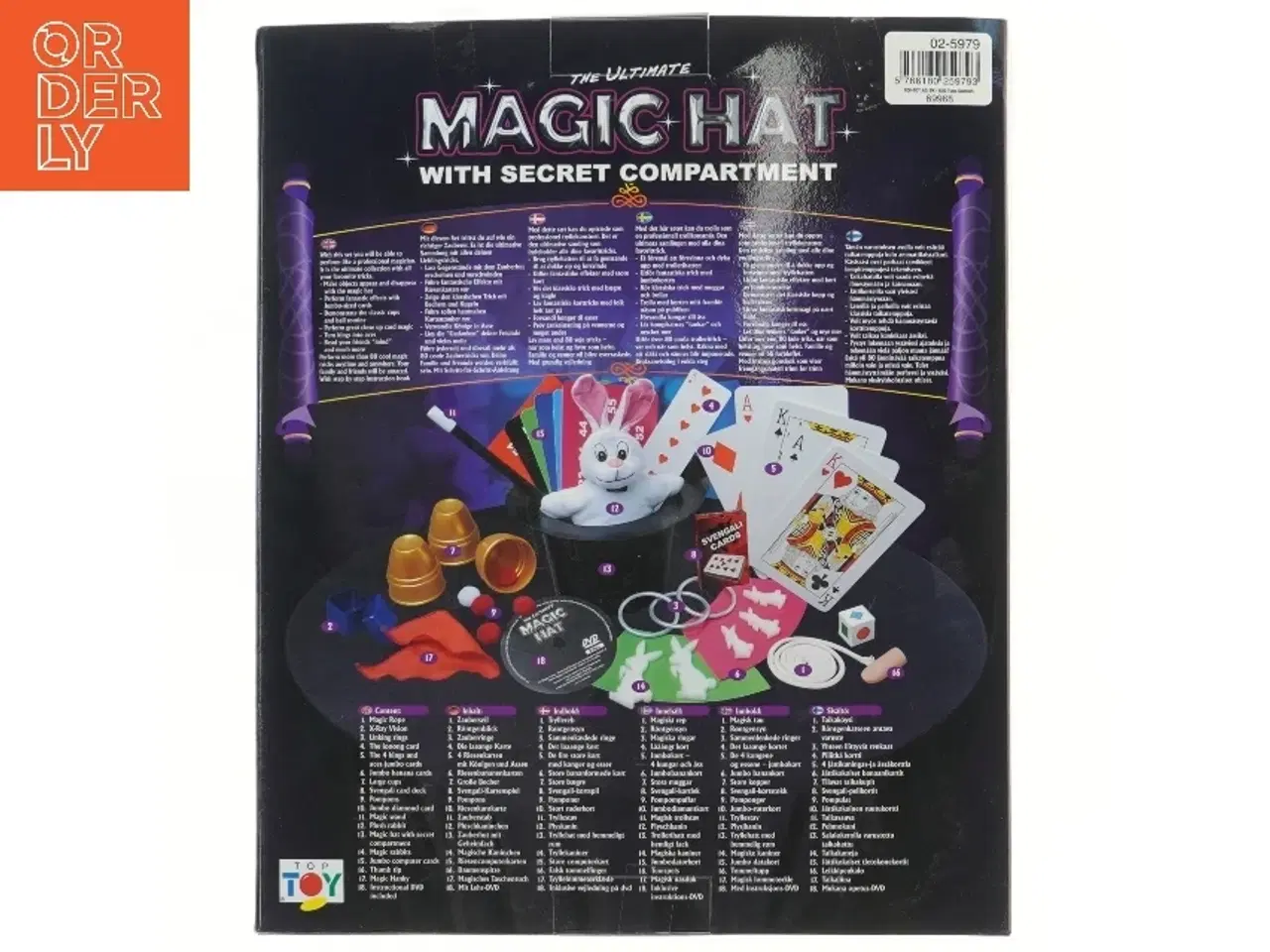 Billede 2 - Magisk hatte-sæt med hemmeligt rum