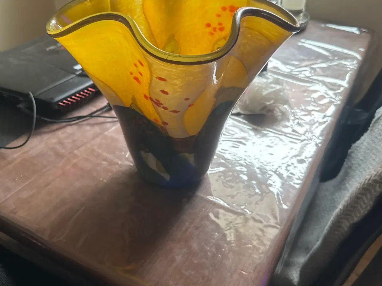 Billede 3 - Kosta boda vintage glasvase 30 cm 