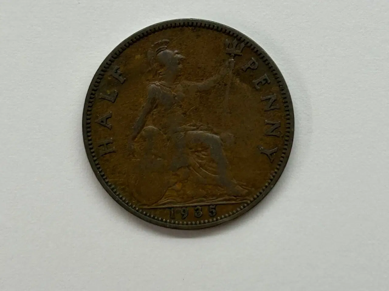 Billede 1 - Half Penny 1935 England